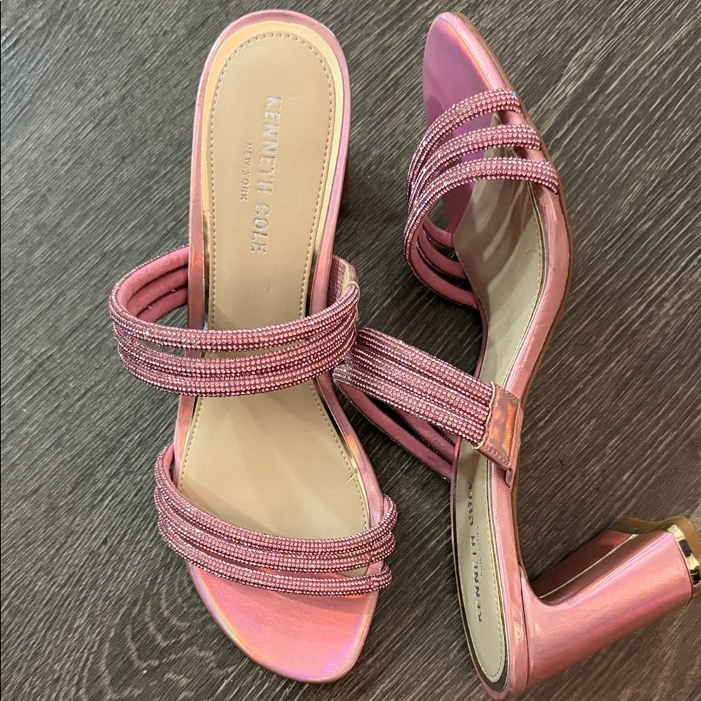 Kenneth Cole Women's Shimmering Pink Heels
